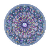 Blue Rosace Snijplank (Voorkant)