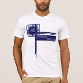 Blue Rosace T-shirt (Voorkant)
