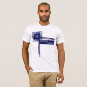 Blue Rosace T-shirt (Voorkant volledig)