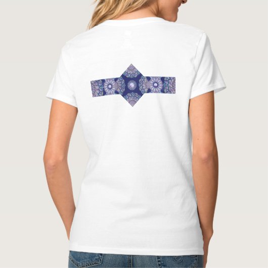 Blue Rosace T-shirt (Achterkant)