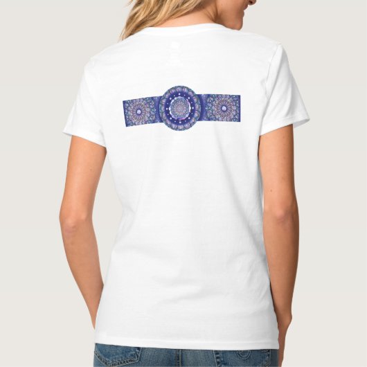 Blue Rosace T-shirt (Achterkant)