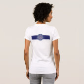 Blue Rosace T-shirt (Achterkant volledig)