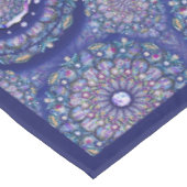 Blue Rosace Tafelkleed (Gekanteld)