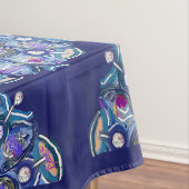 Blue Rosace Tafelkleed (Voorbeeld)