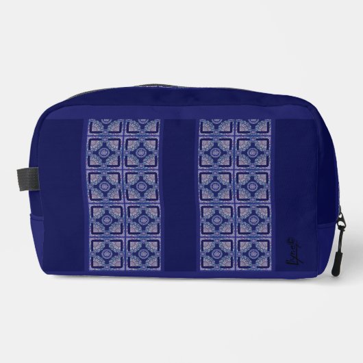 Blue Rosace Toilettasje (Voorkant)