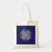 Blue Rosace Tote Bag (Voorkant)