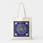 Blue Rosace Tote Bag (Achterkant)