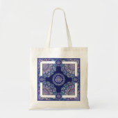 Blue Rosace Tote Bag (Voorkant)