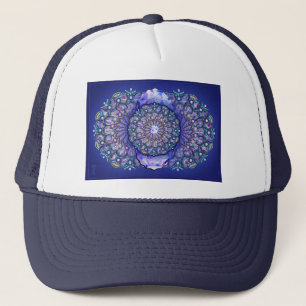 Blue Rosace Trucker Pet