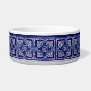 Blue Rosace Voerbakje
