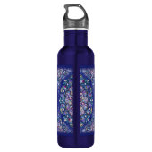 Blue Rosace Waterfles (Achterkant)