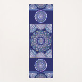 Blue Rosace Yogamat (Voorkant)