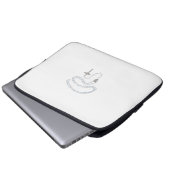 Blue Rosary computer hoesje Laptop Sleeve (Voorkant onderkant)