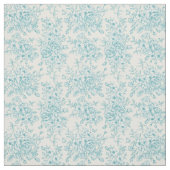 Blue Rose Bouquet Garden Floral Pattern Stof (Swatch)