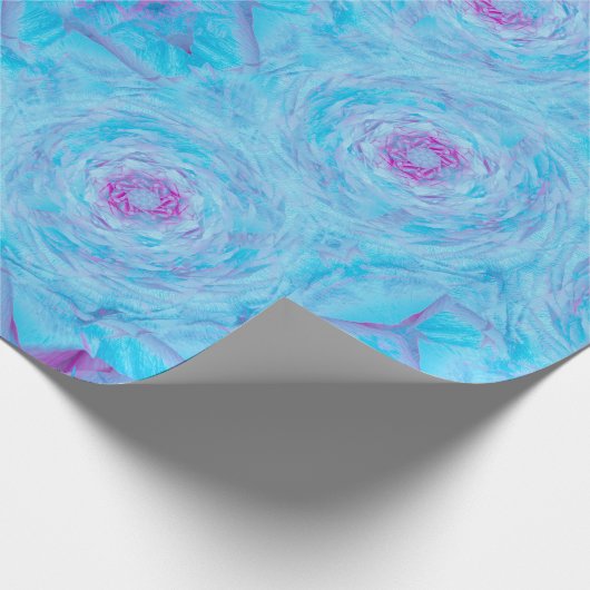 Blue Rose Brooch Cadeaupapier (Hoek)