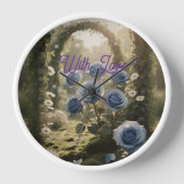 Blue Rose Elegantie – Vintage RomantiekBlue Roos  (Voorkant)