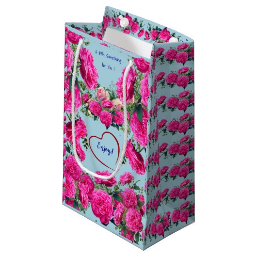Blue Rose - Feesttijd Klein Cadeauzakje (Voorkant Gekanteld)