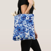 blue rose symphony-tas tote bag (Dichtbij)