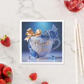 Blue Rose Teacup, Dank je wel, Servet