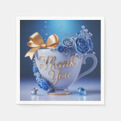 Blue Rose Teacup, Dank je wel, Servet (Voorkant)