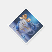 Blue Rose Teacup, Dank je wel, Servet (Hoek)