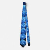 Blue Roses Art Flower Tie Stropdas (Voorkant)