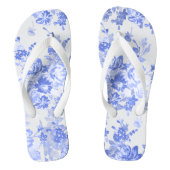 Blue Roses Flip Flops Casual Wear (Voetbed)