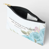 Blue Roses Personalized Faith-Based Etui (Open)