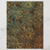Blue Rosy Brown Arabesque (Achterkant)