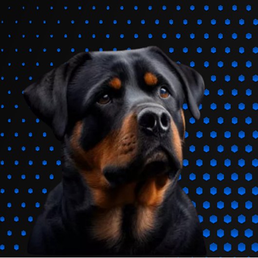 BLUE Rottweiler PUTTER Golfheadcover