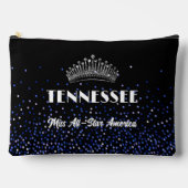 Blue Royal Glitz Pageant Pocket Accessory Bag Etui (Voorkant)