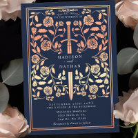 Blue Royal Medieval Roos Gold Sword Wedding