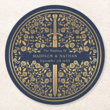 Blue Royal Medieval Sword Wedding