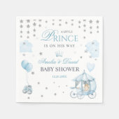 Blue Royal Prince Watercolor Carriage Party  Servet (Voorkant)