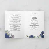 Blue Rozen begrafenisprogramma Programma (Binnen)