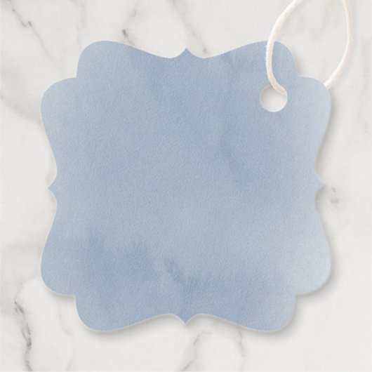 blue rozen bruiloft bedankjes labels (Achterkant)