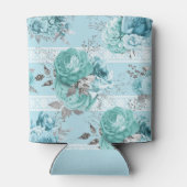 Blue Rozen Lace Luxury Blikjeskoeler (Achterkant)