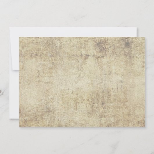 Blue Rozen Vintage huwelijksuitnodiging Kaart (Achterkant)