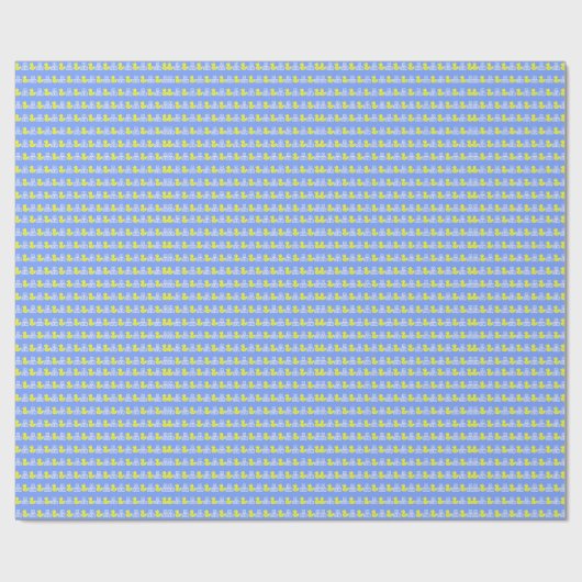 Blue Rubber Duck Cadeaupapier (Vlak)