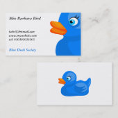 Blue Rubber Duck Visitekaartje (Voorkant / Achterkant)