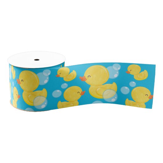 Blue Rubber Ducky Grosgrain Lint (Spoel)