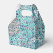 Blue Rug Pattern Bedankdoosjes (Achterkant)