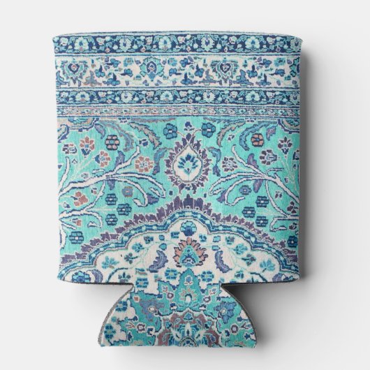  Blue Rug Pattern Blikjeskoeler (Achterkant)