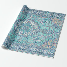 Blue Rug Pattern Cadeaupapier