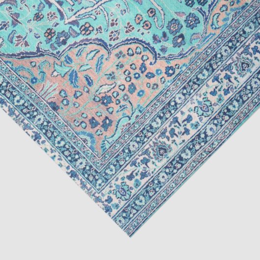 Blue Rug Pattern Tissuepapier (Detail)