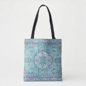  Blue Rug Pattern Tote Bag (Voorkant)