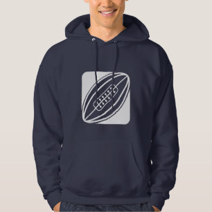 Blue Rugby Hoodie