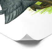 Blue Runner Ducks Poster (Hoek)