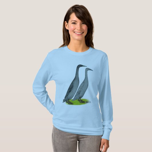 Blue Runner Ducks T-shirt (Voorkant volledig)