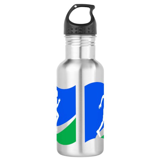 Blue Runner-Logo Waterfles (Voorkant)